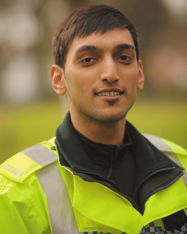 New recruit PC Kiran Patel is the force’s current Student Officer of the Year. (s)