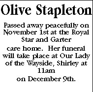 Olive Stapleton