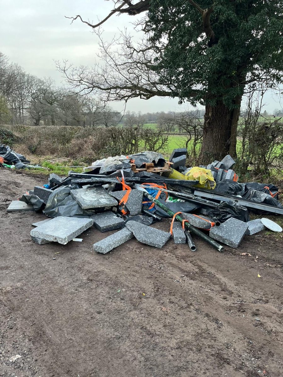 Pair charged with fly-tipping in Meriden 